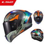 LS2 THUNDER Full Face Motorcycle Helmet ls2 FF805 carbon fiber helmets cascos para moto capacete de motocicleta - Image 2